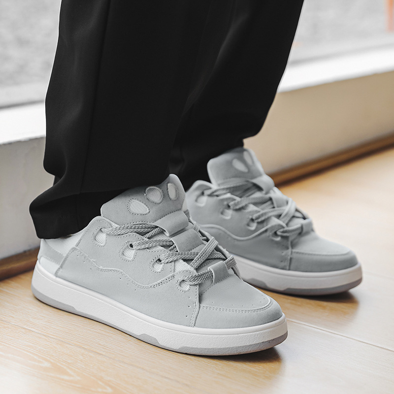 Men's Student Low Top Canvas Niche Bread Casual Sports Skate Shoes foto 5
