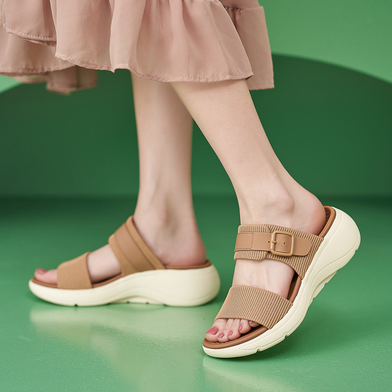 Thick Sole MD Slide Sandals - Lightweight Non Slip Casual Sport Sandals For Men And Women foto 4