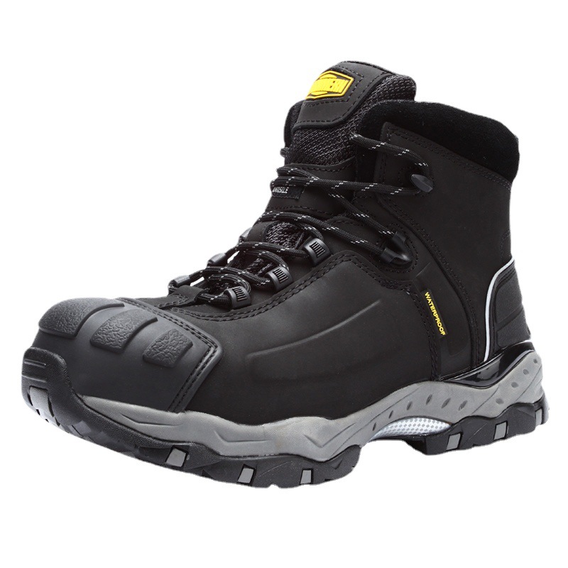 Labor Protection Shoes Men's Steel Toe Cap Anti-smashing foto 2