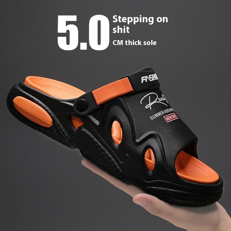 Slippers Men's Summer Outdoor Slip-on Sandals foto 2