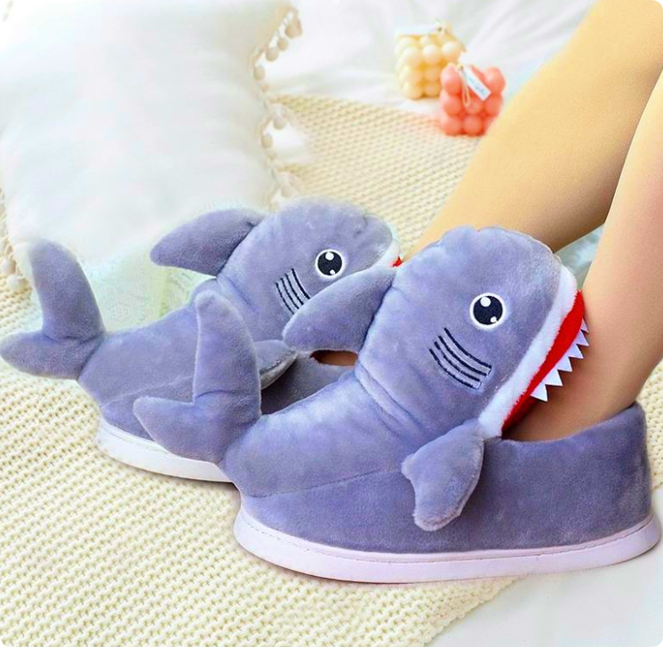 Cotton Slippers With Warm Plush Heel Padding foto 4
