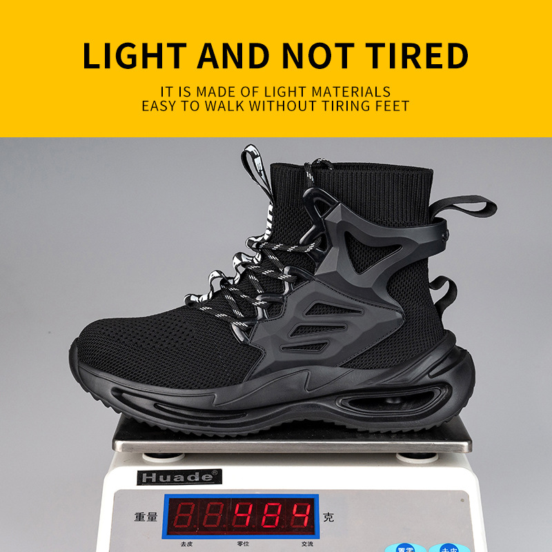High Top Labor Protection Shoes Piercing Steel Head Protection foto 4