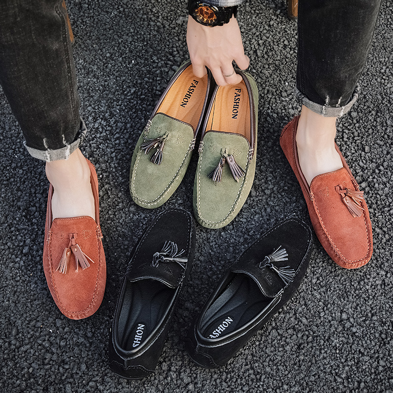 Pigskin All-match Men's Tods Casual Shoes Street Hipster High foto 3