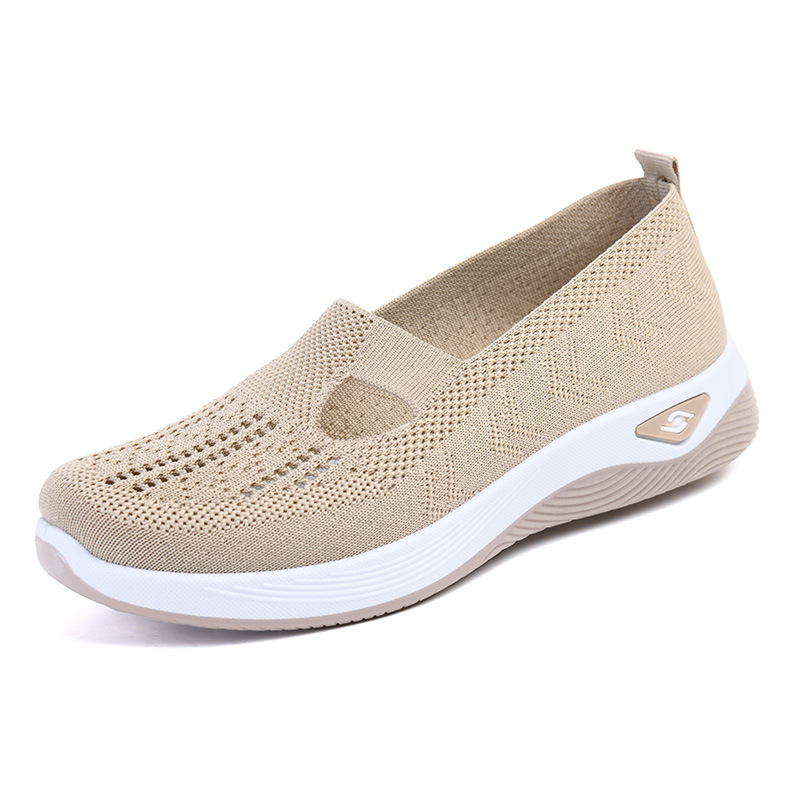 Women's Shoes Soft Bottom Not Tired Feet Slip-on Mesh foto 3