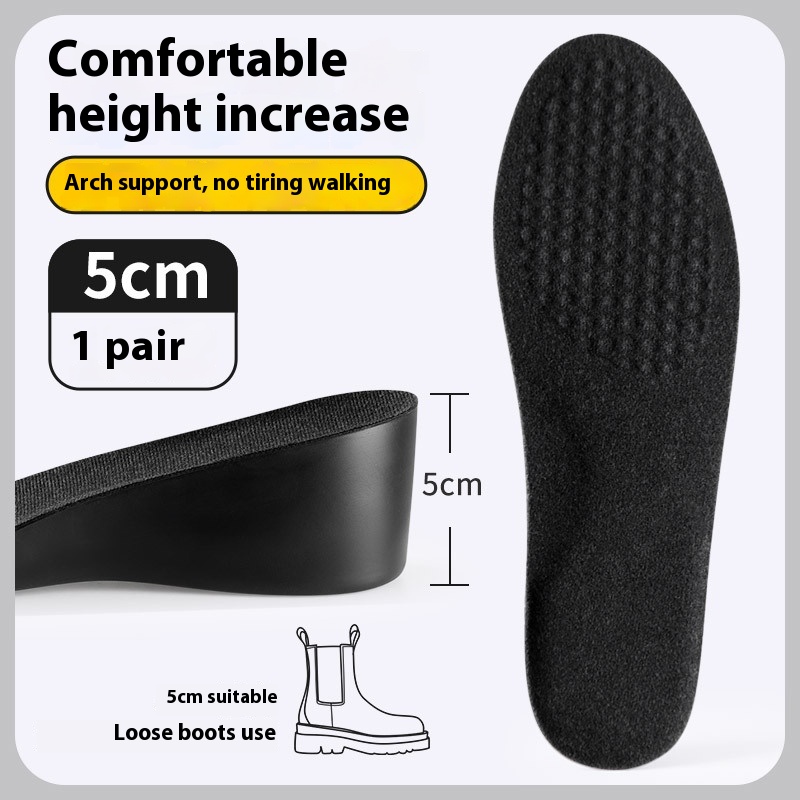 Invisible Height Increasing Insole Men's Not Tired Feet Do Not Collapse Inner Heightening Pad foto 3