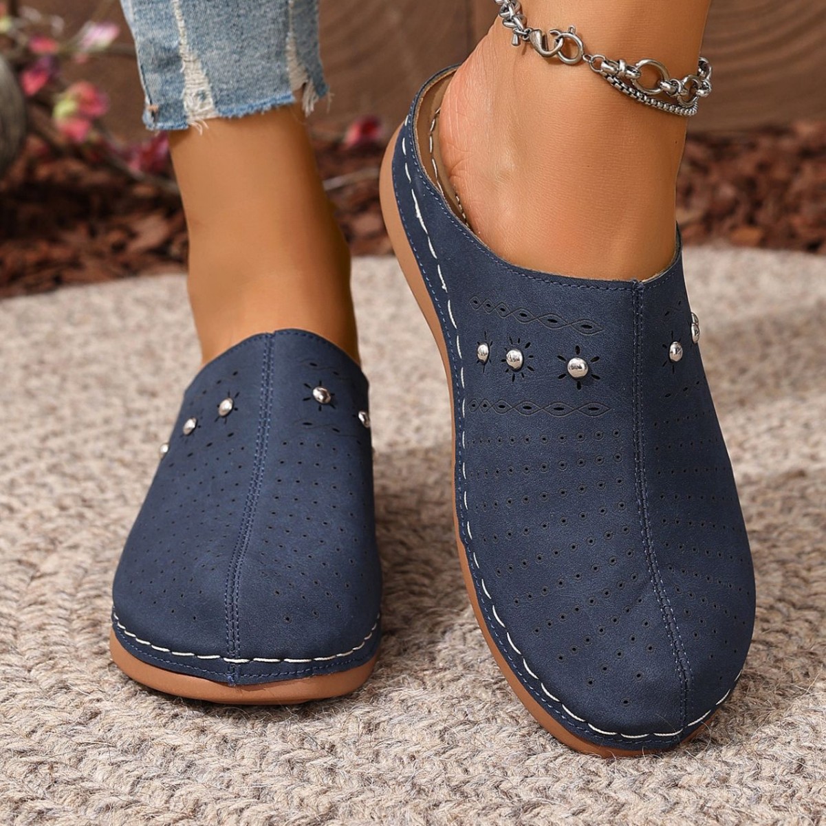 Summer New Women's Toe-covered Platform Slippers foto 2