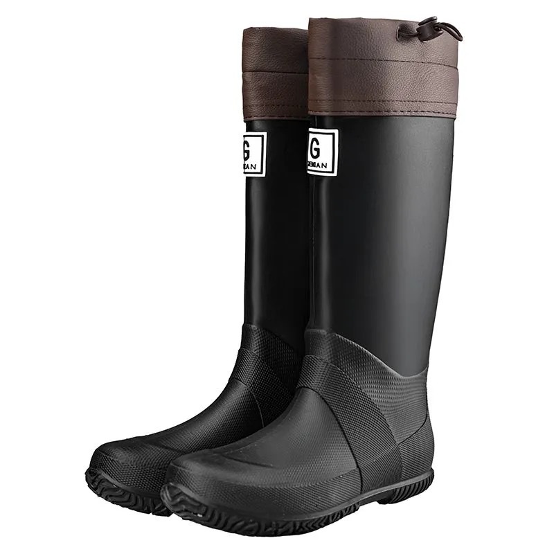 Men's And Women's High Non-slip Wear-resistant Rain Boots foto 3
