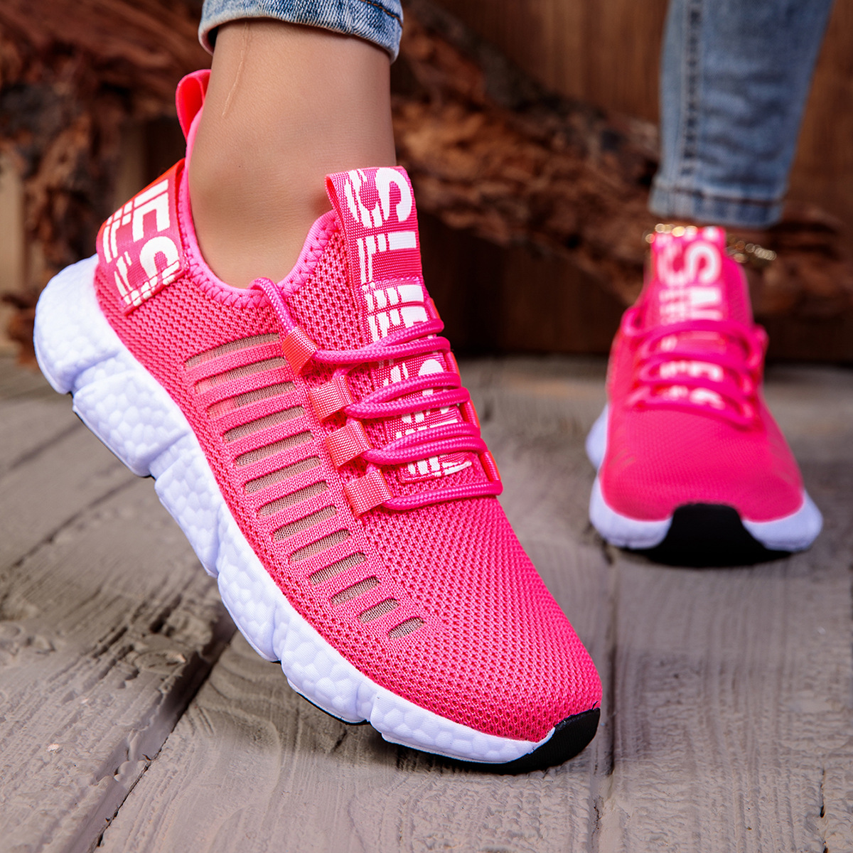 Couple's Breathable Casual Sneaker Hollow Running foto 2