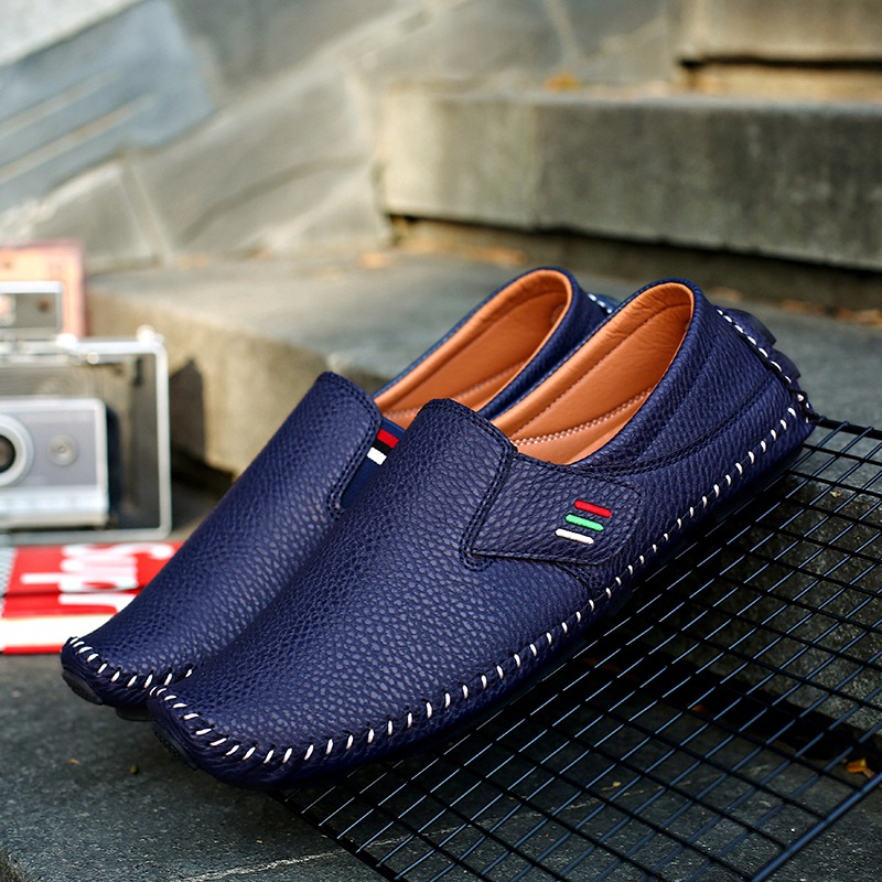 Four Seasons Gommino Driving Leather Shoes Casual Fashion foto 2