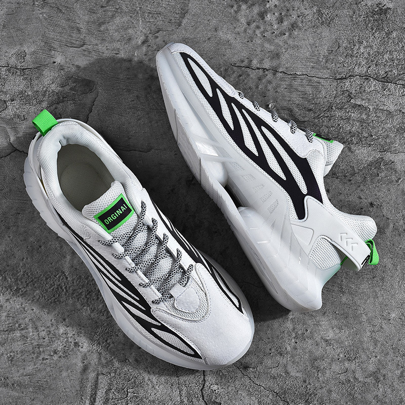 Men's Fashion Summer Reflective Running Shoes Sports foto 3