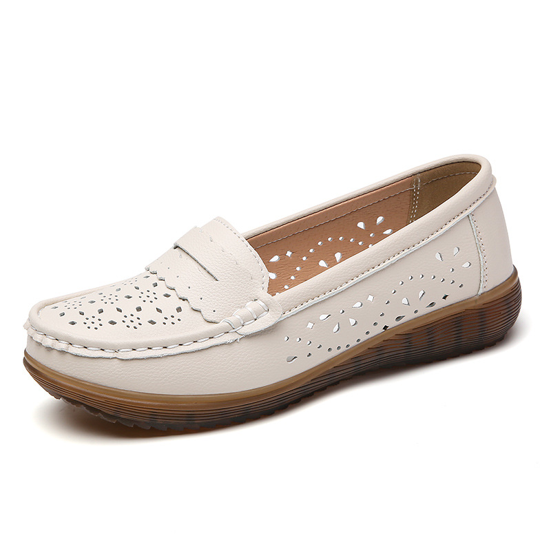 Tendon Bottom Soft Bottom Cutout Breathable Shoes Flat Hole Shoes foto 4
