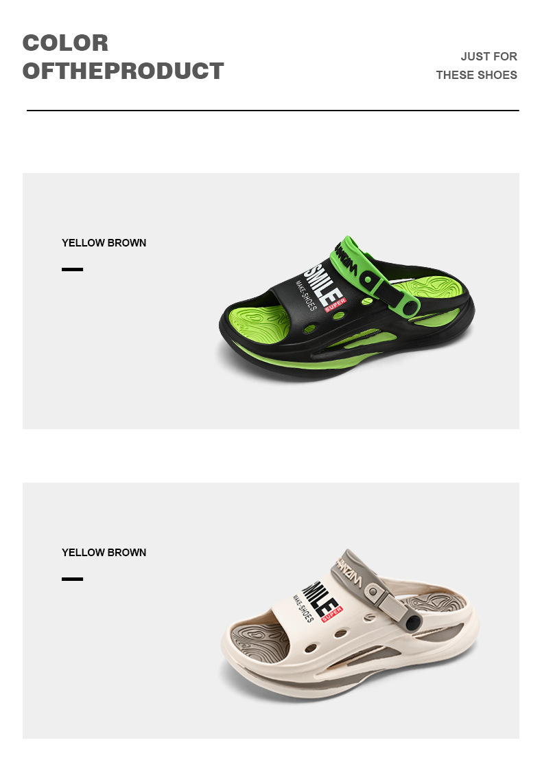 Student Summer EVA Outdoor Driving Plus Size Beach Slippers foto 5