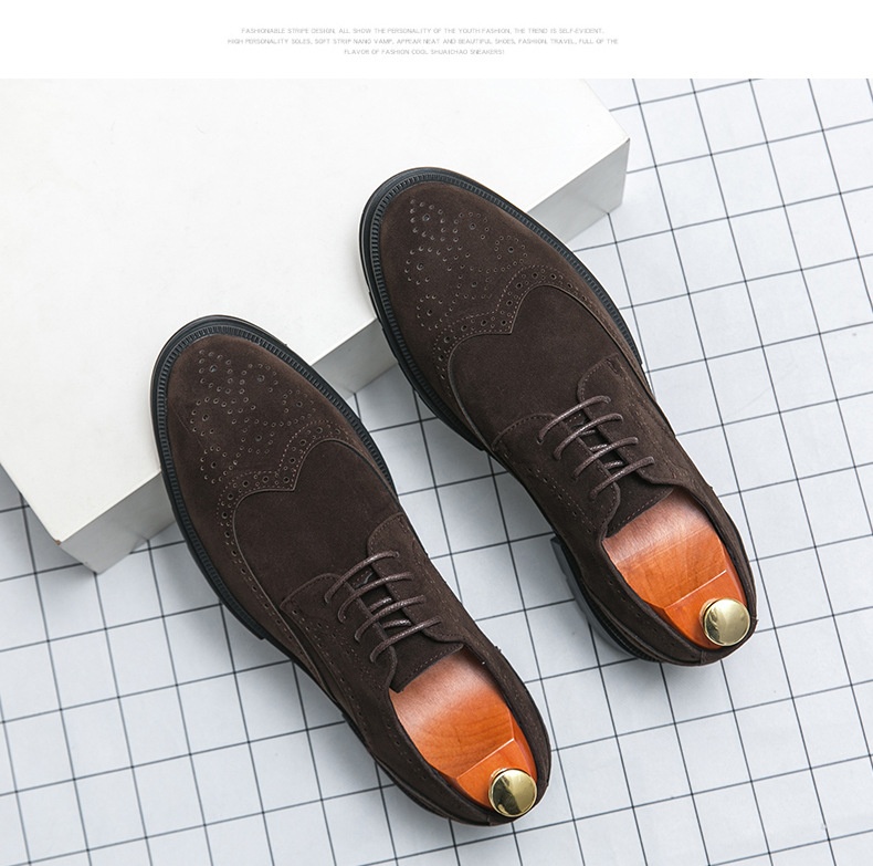 Leather Shoes Men's Formal Wear Business British Style Casual Summer foto 5
