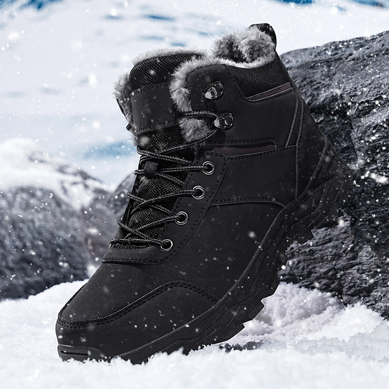 Men's Outdoor Travel Insulated Cotton-padded Shoes foto 2