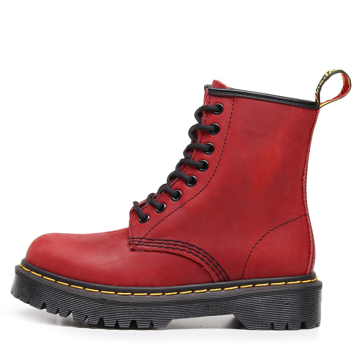Womens British-style Full-grain Leather Biker Boots Stylish And On-trend foto 4