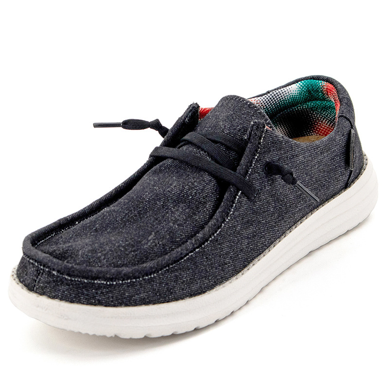 Plus-size Men's Loafer Canvas Casual Shoes foto 2