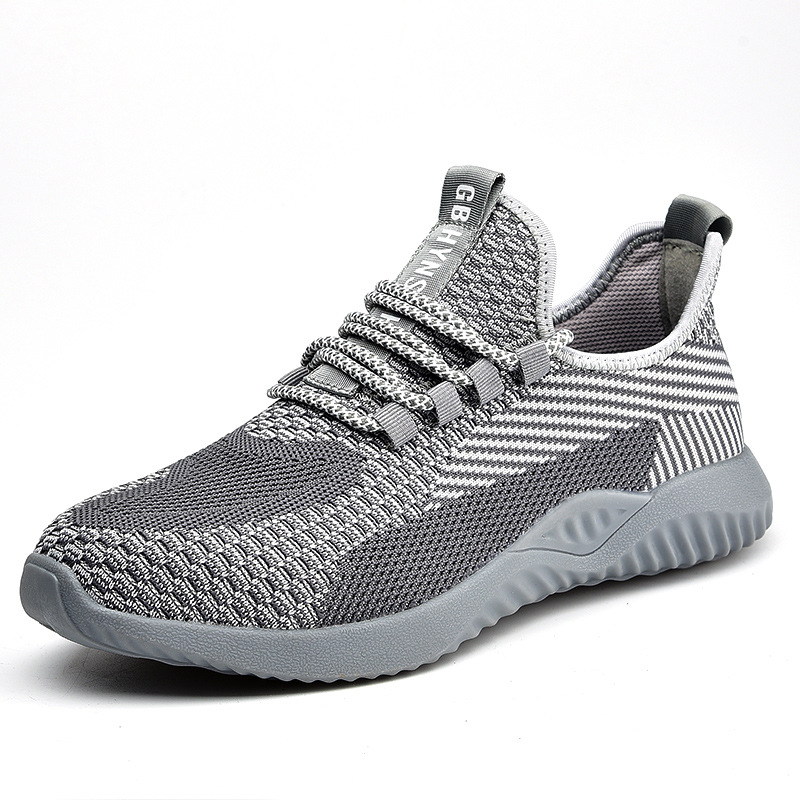 Men's Summer Flying Weaving Labor Protection Shoes