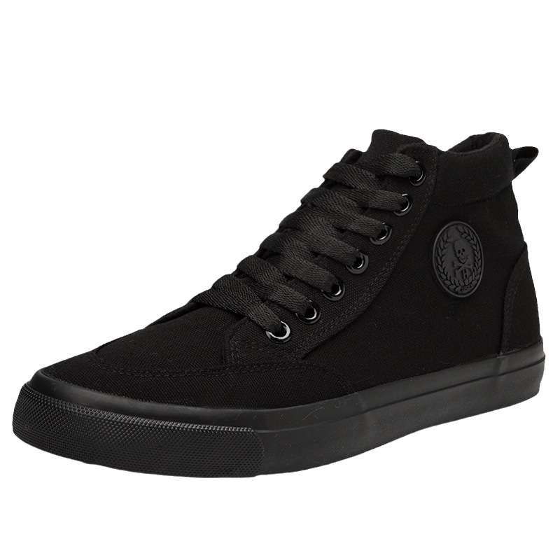 High-top Cloth Shoes Lazy Shoes Lace Up Casual foto 3