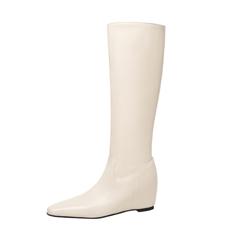 Womens Winter Wedge Heel Pointed-Toe Shoes foto 5