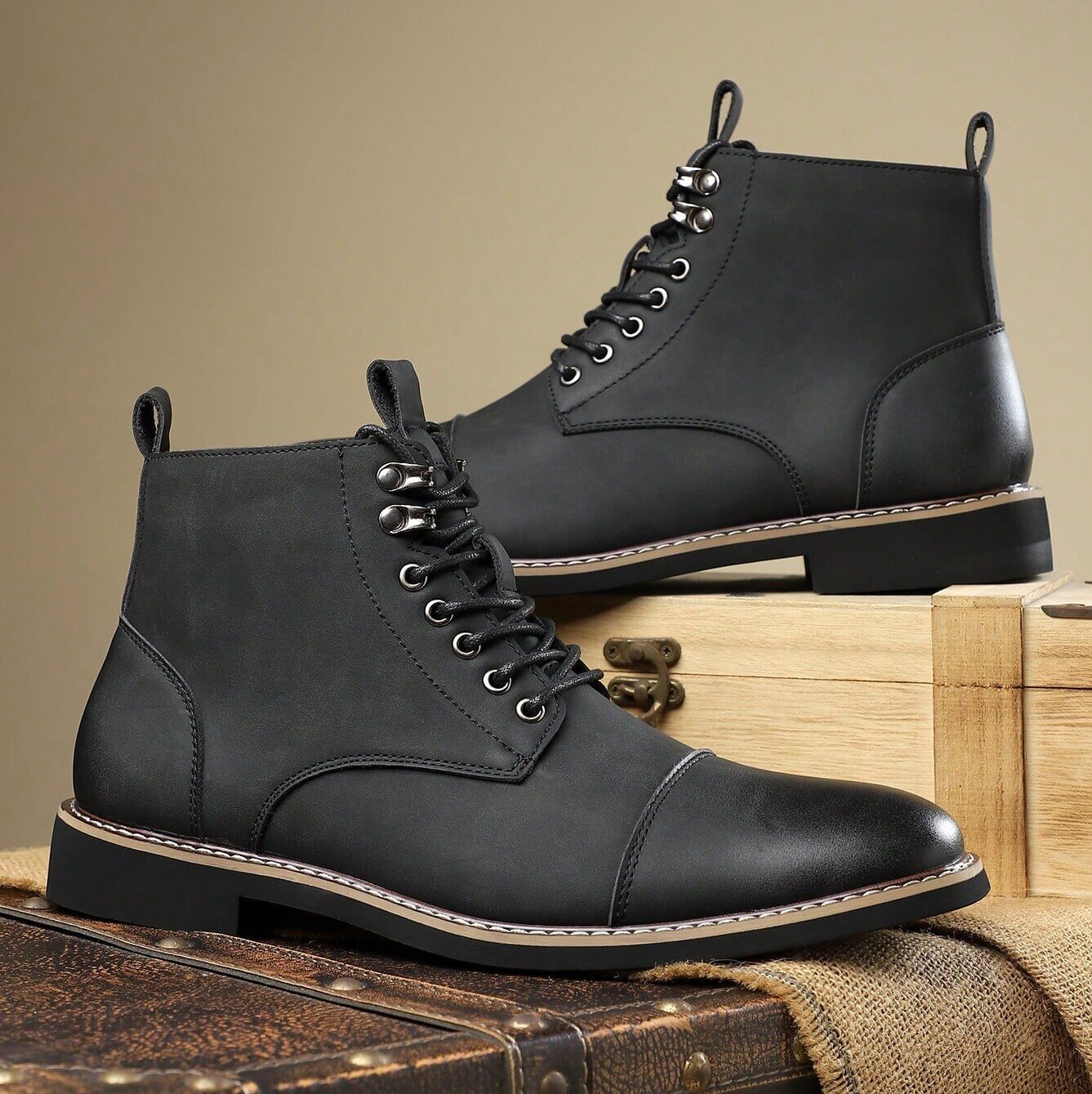 Fashion Business Casual Men's Martin Boots foto 2
