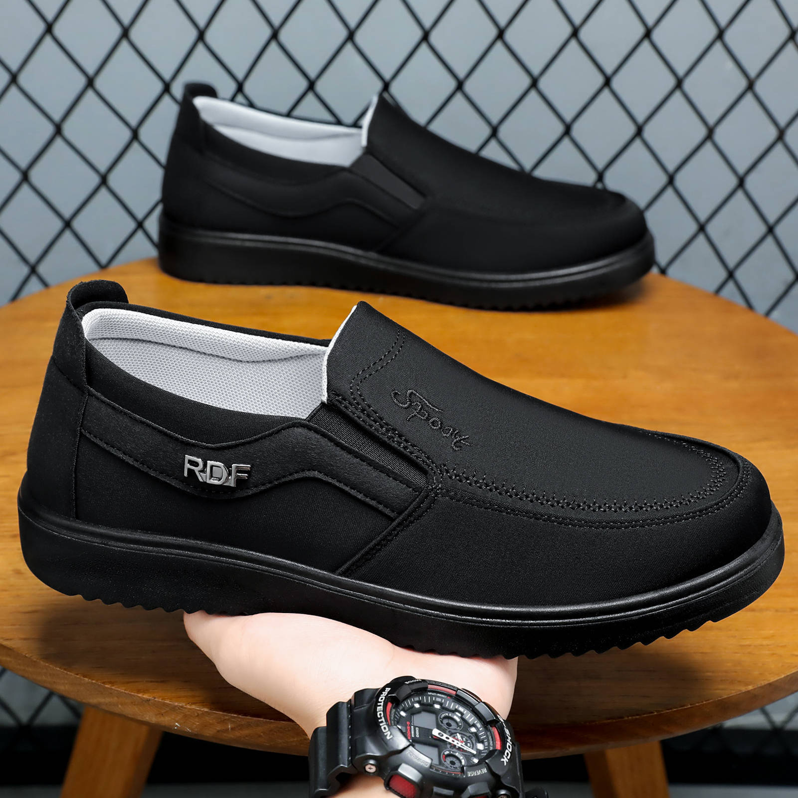 Versatile Slip-on Comfortable Soft-soled Old Beijing Cloth Shoes foto 2