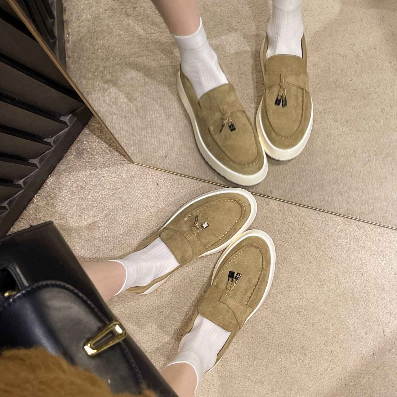 Rubber Platform Peas Oversized Shoes foto 3