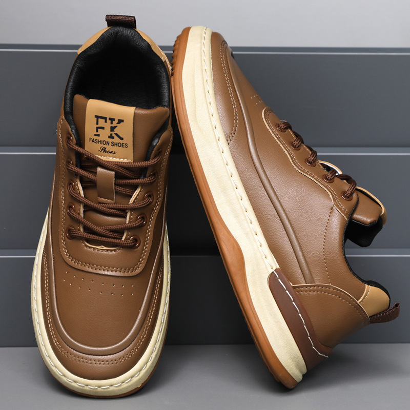 Fashionable Versatile Breathable Casual Shoes With A Soft Sole Lace Up Design And Round Toe foto 4