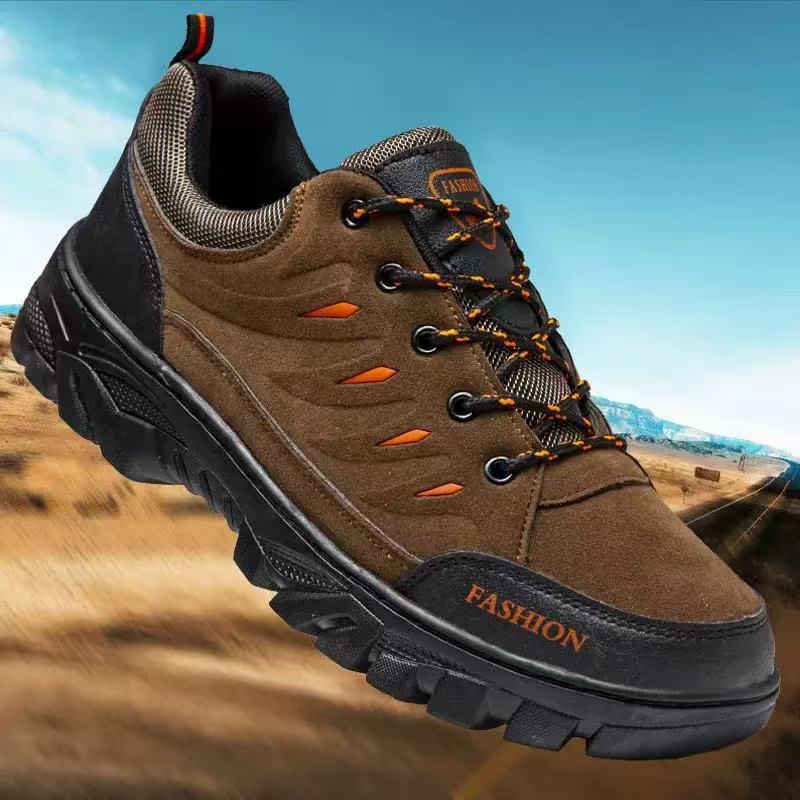 Men's Outdoor Round-Toe Flat-Heel Casual Hiking Shoes foto 3