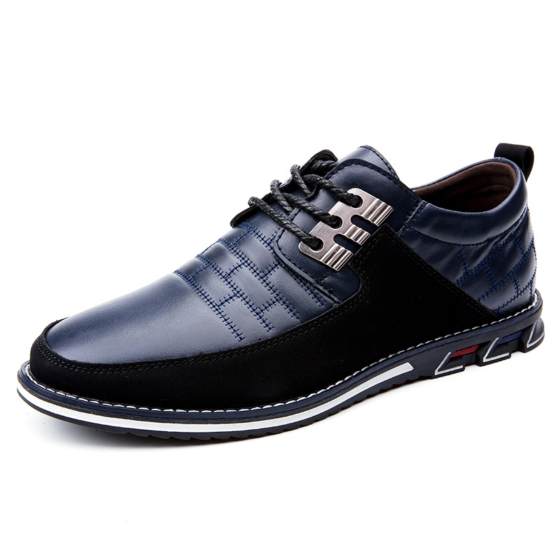 Casual Leather Shoes Without Laces foto 5
