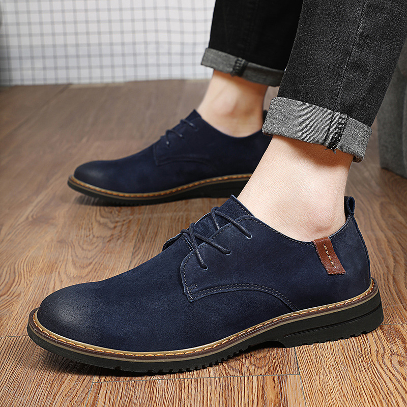 Plus Size Spring New Men's Casual Leather Shoes foto 2