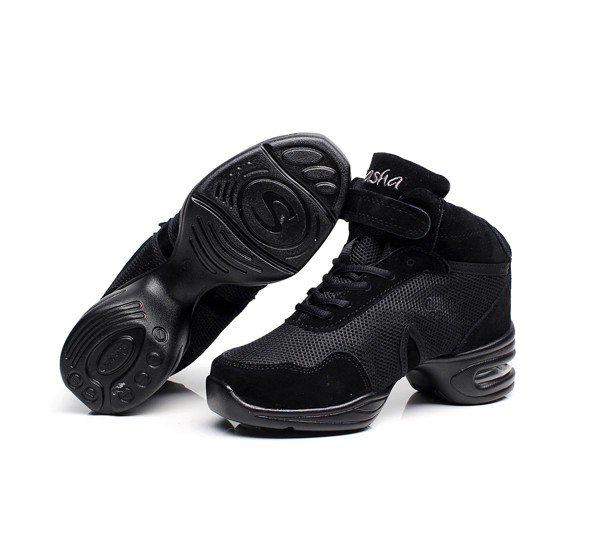 Mesh Dance Shoes For Women Square Dance Shoes Soft-soled Samba And Jazz Shoes