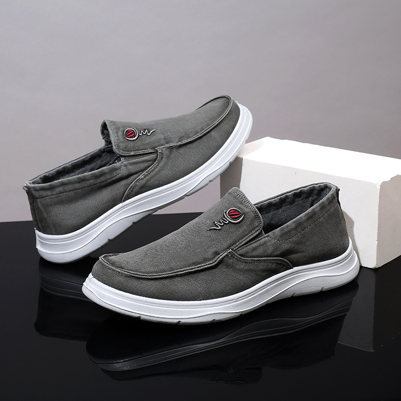 Old Beijing Cloth Shoes Men's Plus Size Canvas foto 4