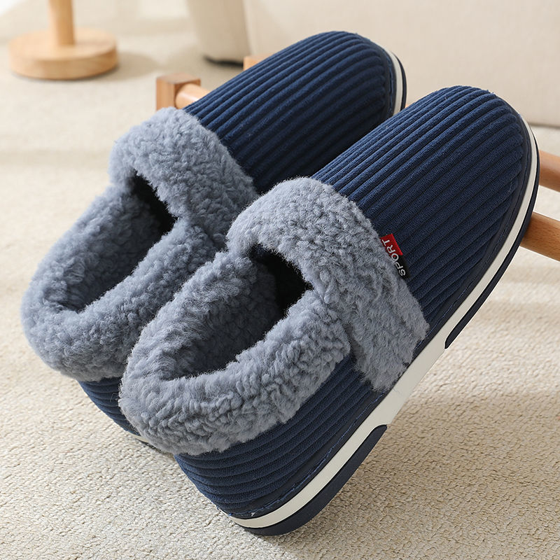 Heat Patches Heel Cotton Slippers Men's foto 2