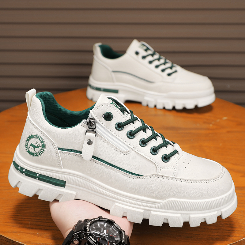 Versatile Mens Chunky Soled Sneakers foto 5