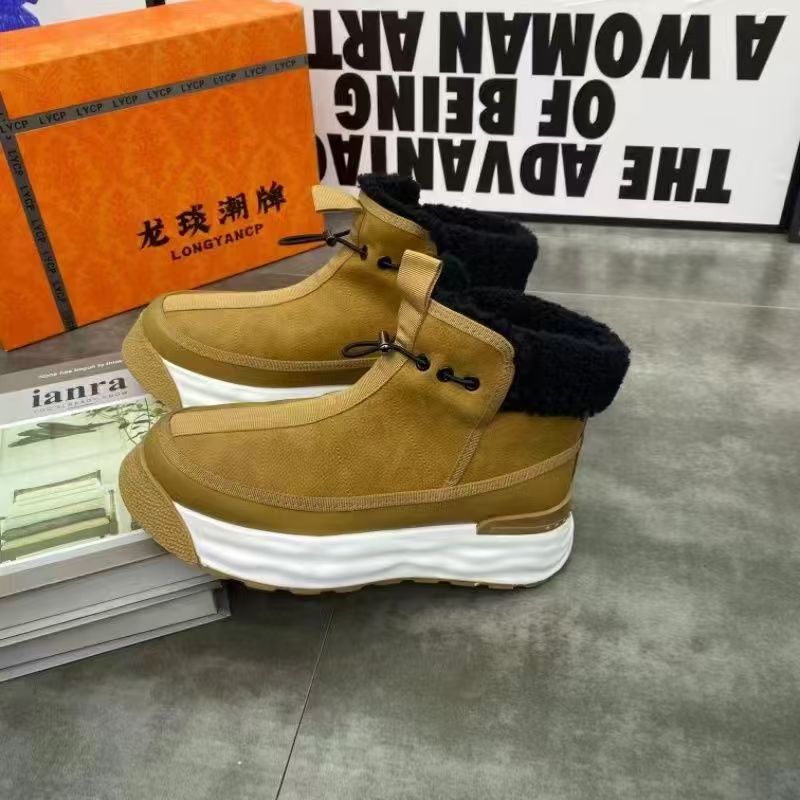 High-top Platform Men's Shoes Genuine Leather foto 5