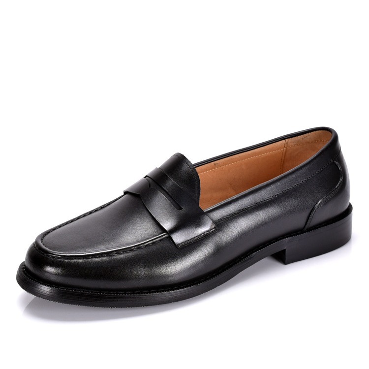 Mens British-style Vintage Slip-on Low-cut Loafers foto 3