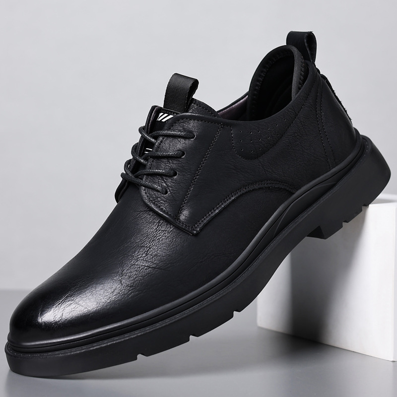 Breathable Business Wedding Leather High-end Leather Shoes foto 5