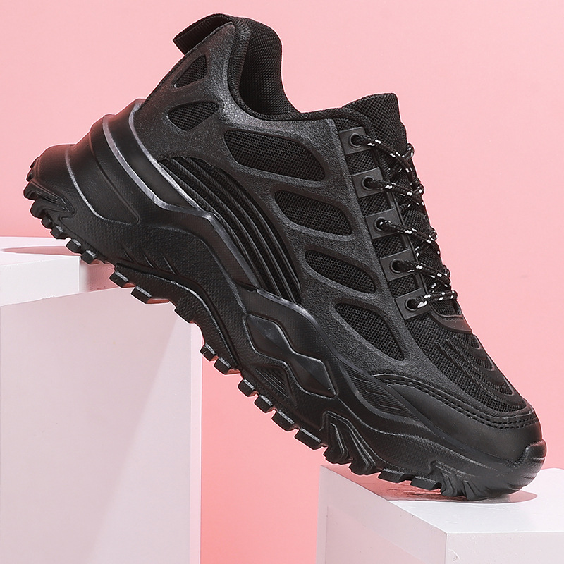 Trendy Thick Bottom Height Increasing Breathable Comfortable Four Seasons Leisure Sneaker foto 3