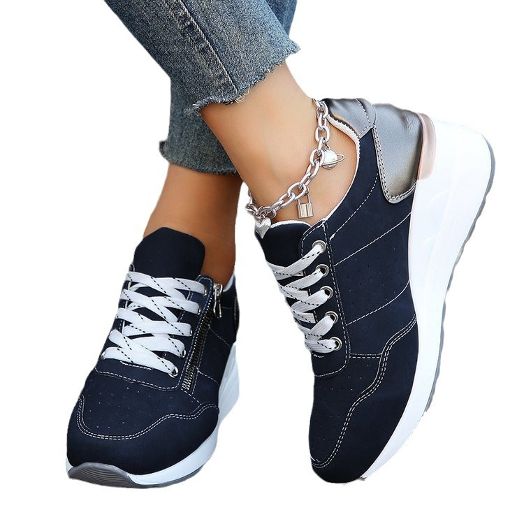 Fashion Chunky-soled Sneakers Outdoor Walking Running Casual Shoes For Women foto 3