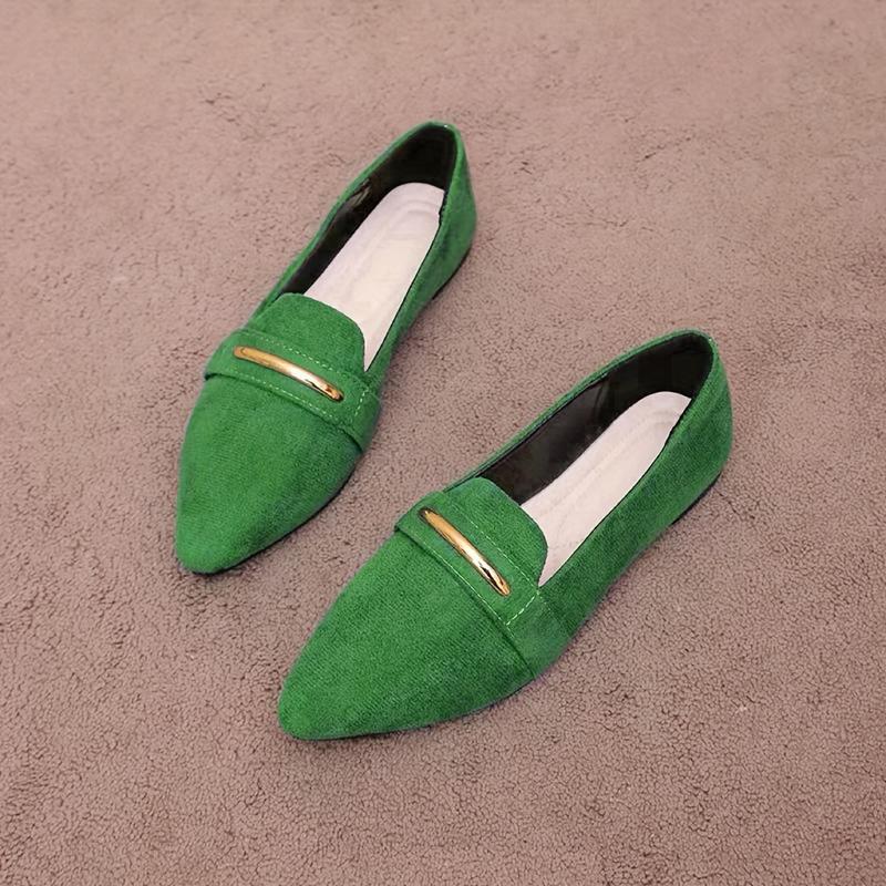 Women's Casual Flat Pointed Toe Pumps foto 3