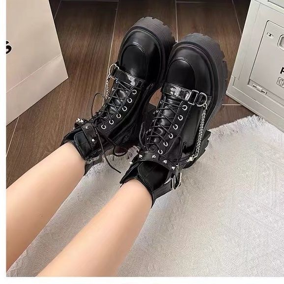 Platform All-match Short Boots For Women