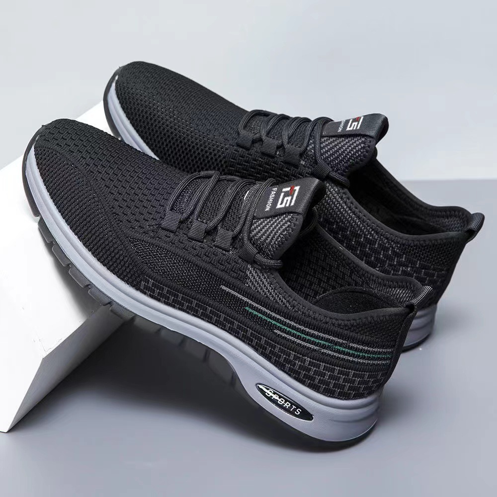 Summer Thin Breathable Fly Woven Mesh Men's Shoes foto 4