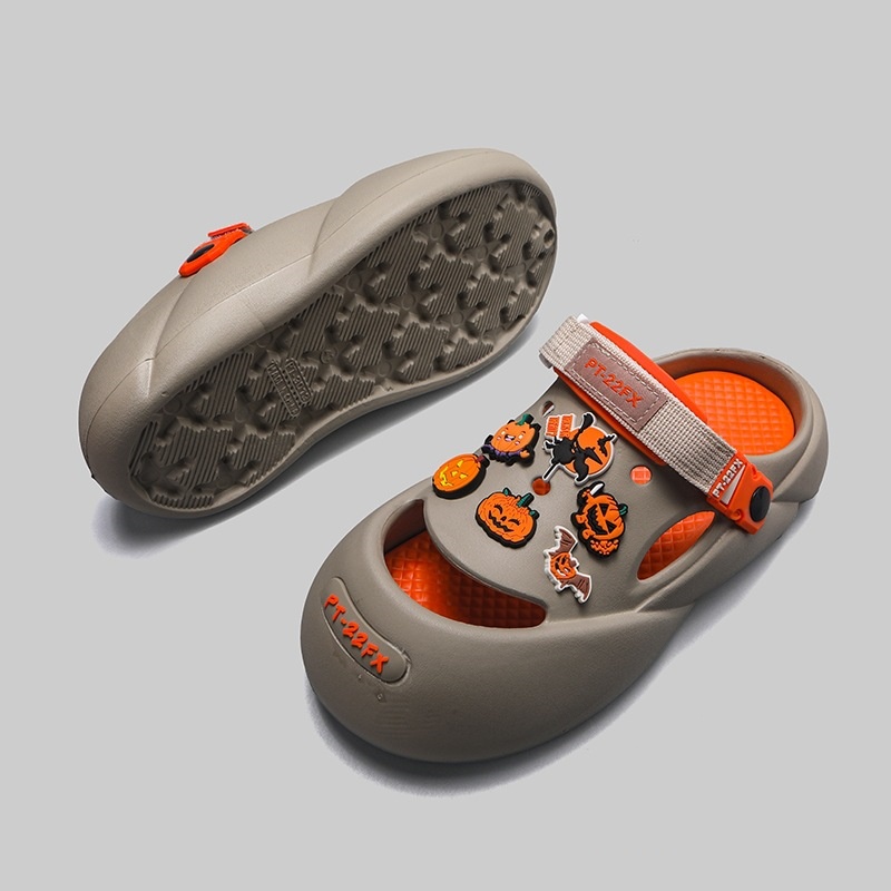 Summer Funny Baotou Beach Hole Shoes Men foto 2