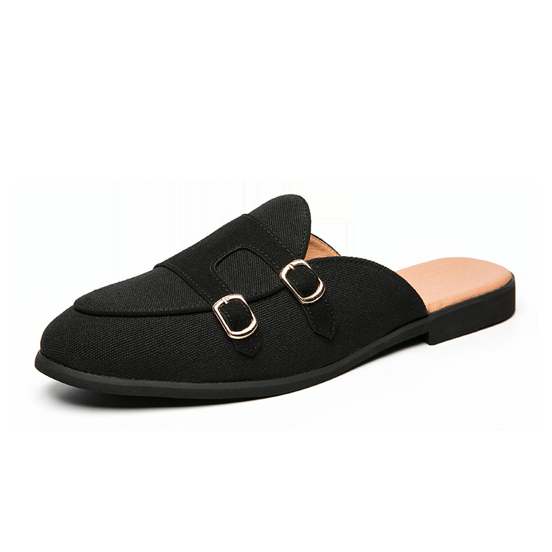 Men's Casual Summer Breathable Closed Toe Semi-slipper Sandals foto 4
