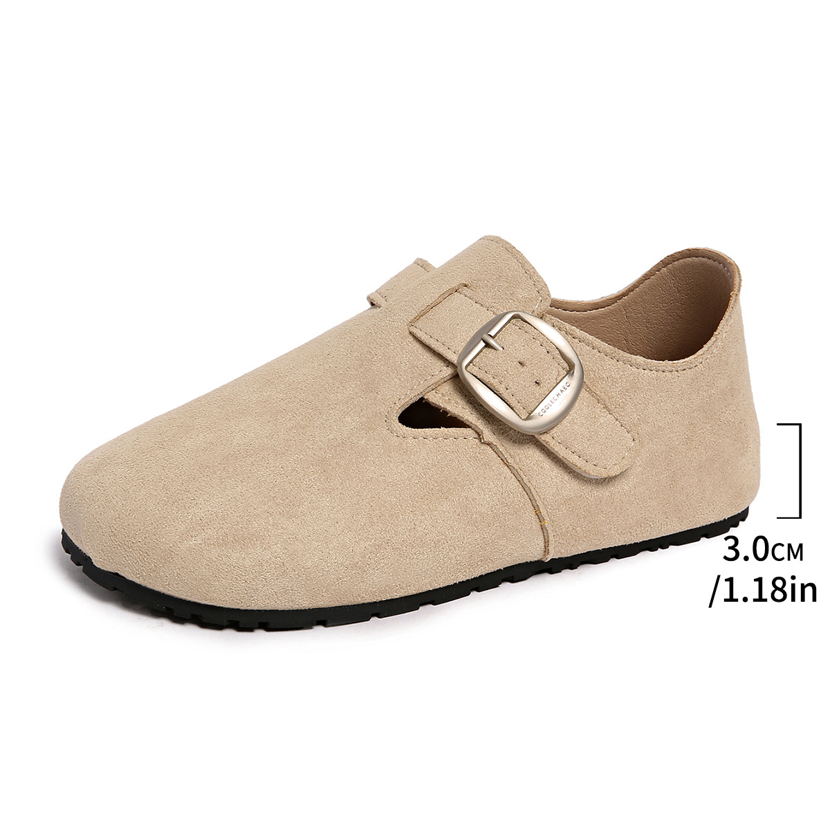Autumn New All-Match Retro Suede Pumps foto 4