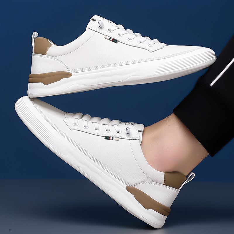 Breathable Men's Soft Bottom Fashion Sneakers Slip-on Casual foto 5