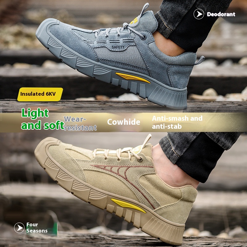 Labor Protection Shoes Are Lightweight And Breathable For Summer Work foto 2