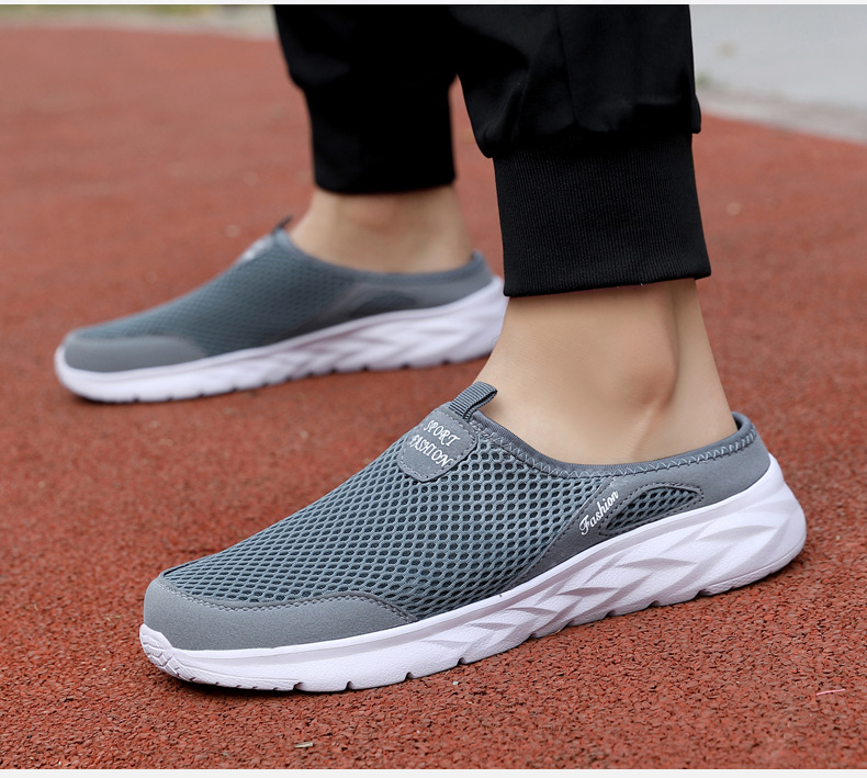 Leisure Sports Half Slippers Mesh Shoes foto 3