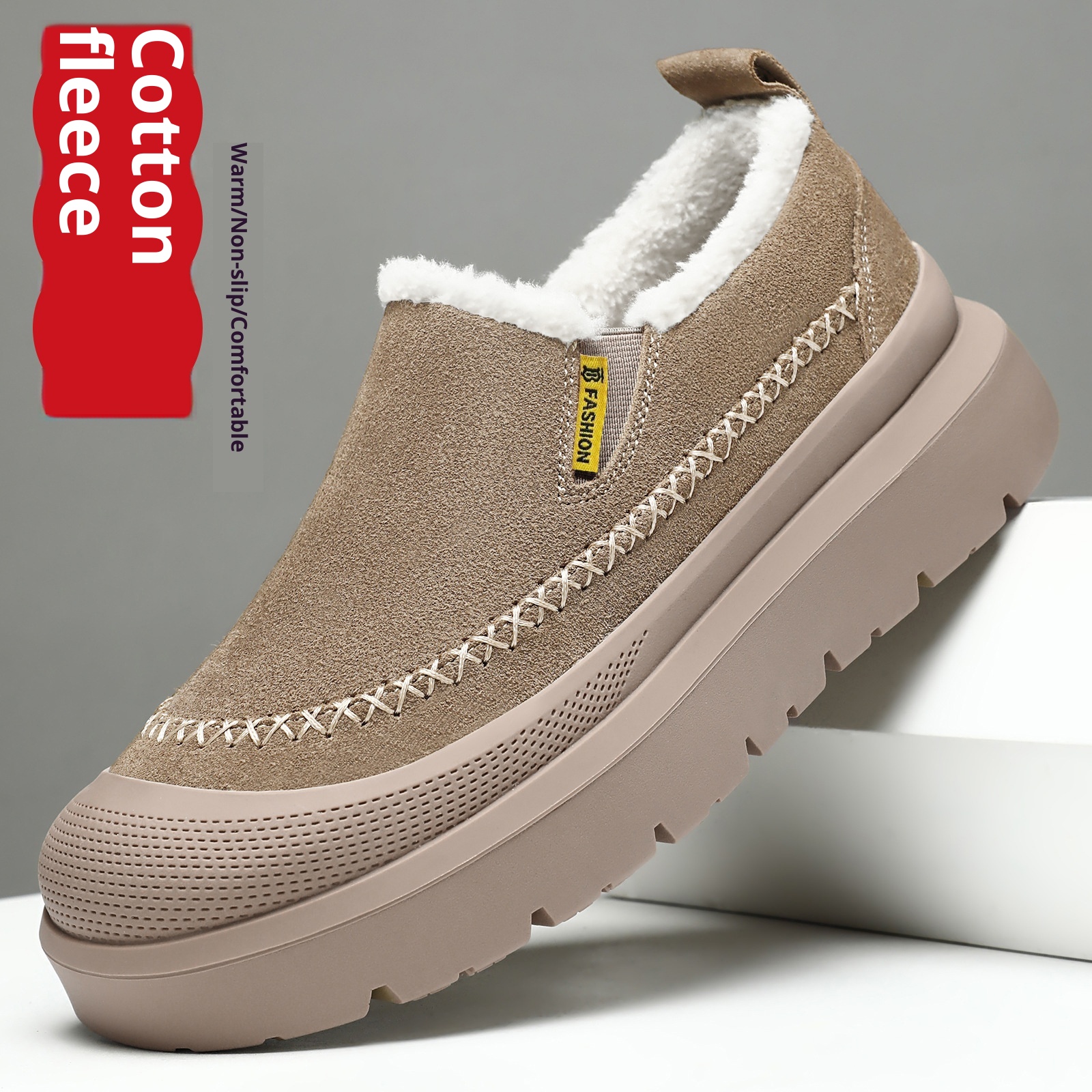 Low-cut Snow Boots Thickened Velvet Ankle Boots Cold And Warm foto 3