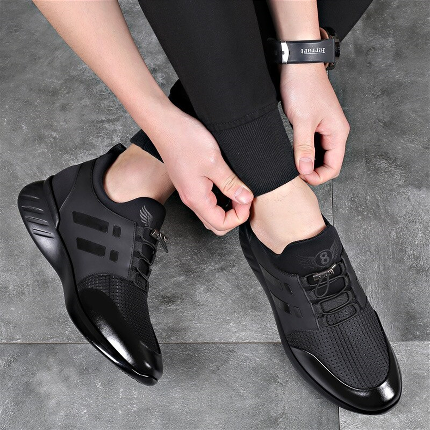 Men's Inner Height 8cm Large Casual Shoes foto 5